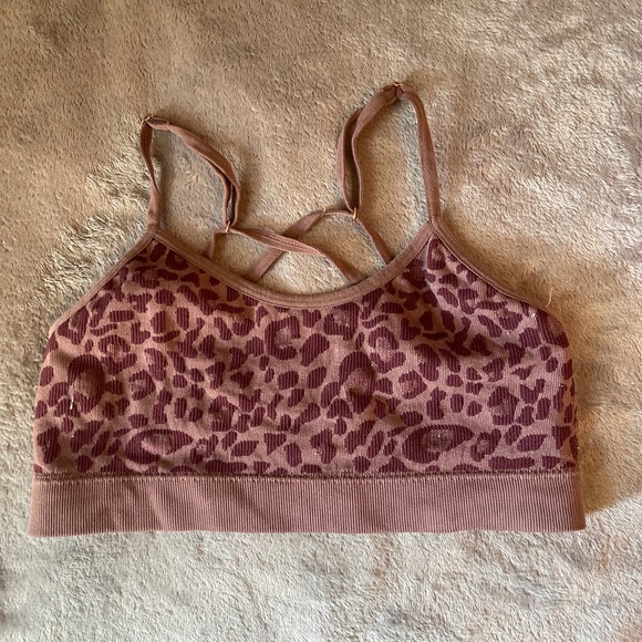 Tops - cheetah bralette